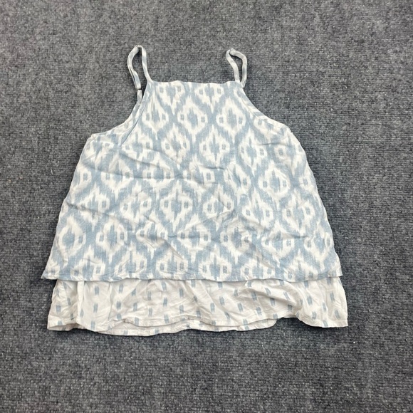 ABERCROMBIE KIDS Girls blue/white Tank Top flowy size: 9/0 - Picture 1 of 8